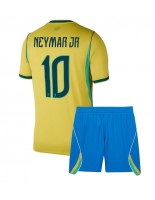 Brasilia Neymar Jr #10 Kotipaita Lasten MM-kisat 2026 Lyhythihainen (+ shortsit)